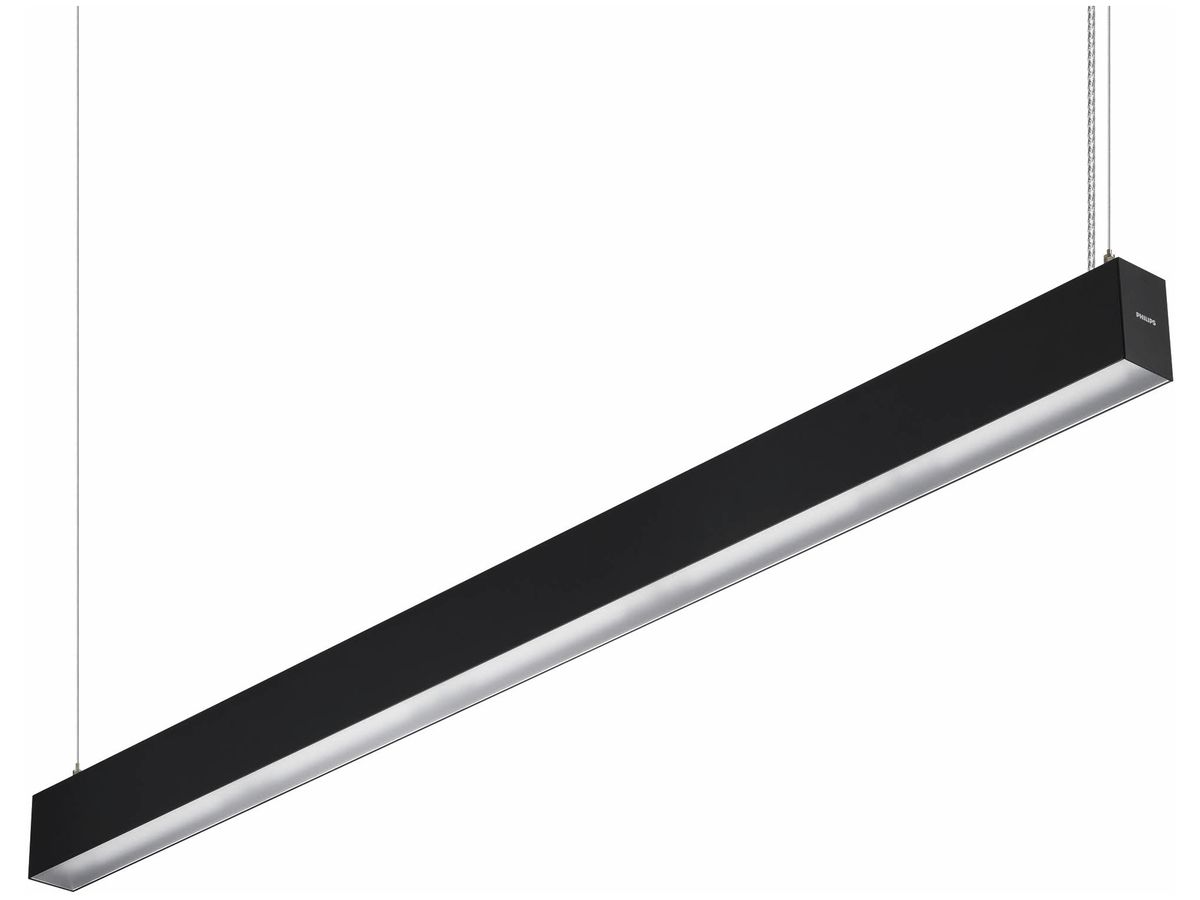 LED-Pendelleuchte Philips SP532P 34W 4700lm 940 DALI 1409mm schwarz