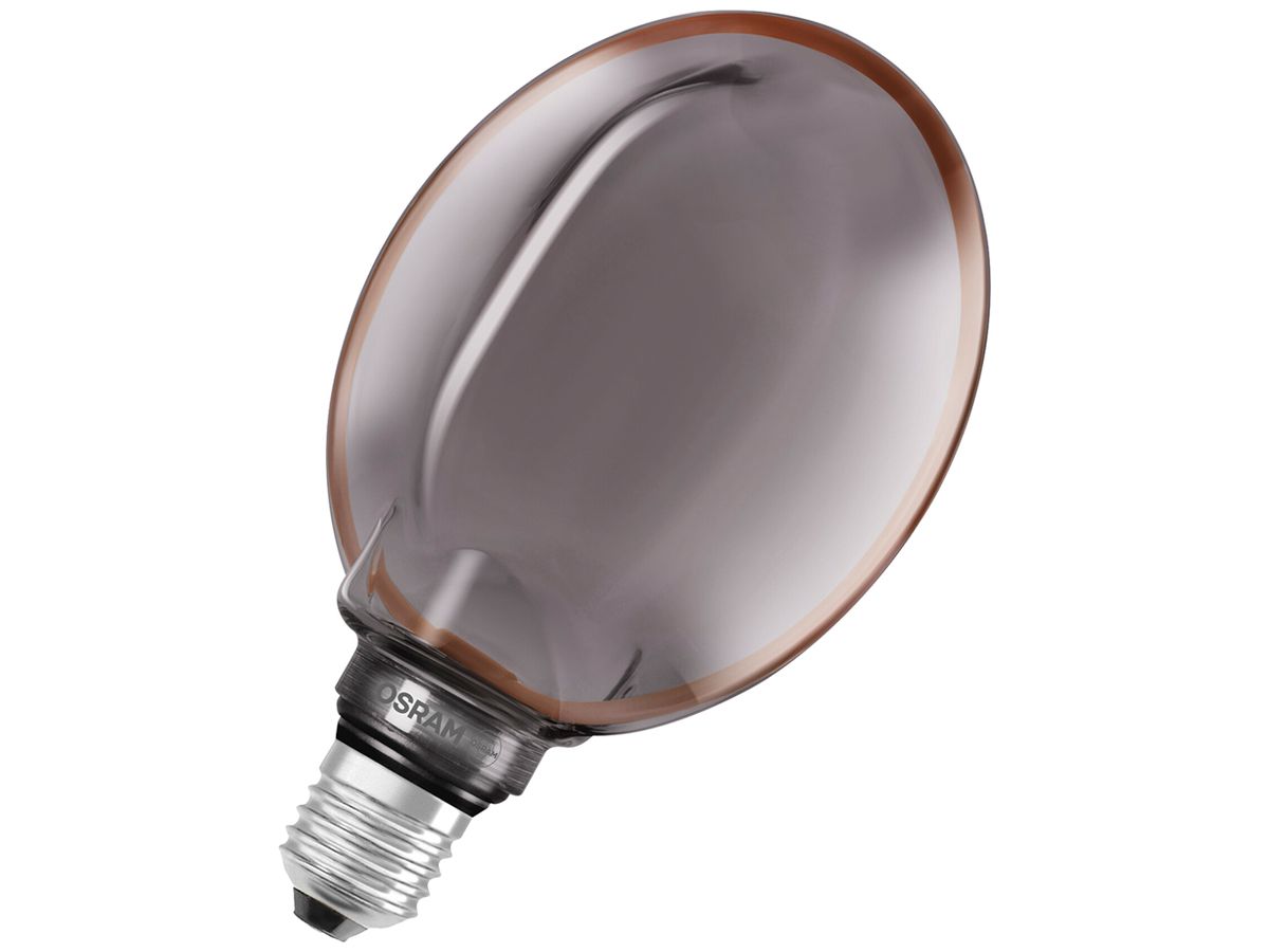LED-Lampe LEDVANCE Vintage 1906 E27 4W 110lm 1800K klar schwarz DIM Ø130×171