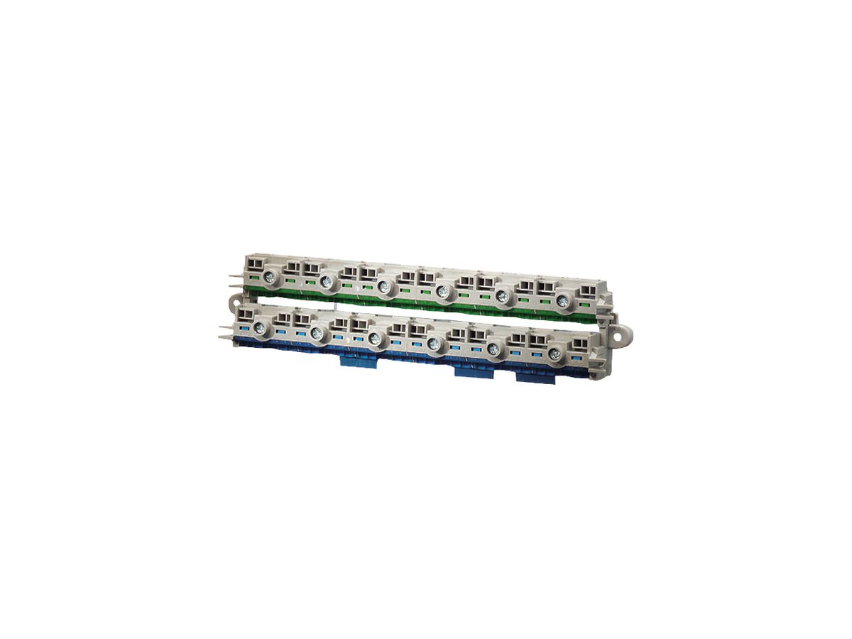 Klemme für Kleinverteiler Hensel PE/N 6×25mm², 24×4mm²