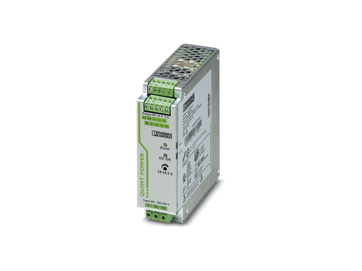 Schaltnetzteil Phoenix Contact 24VDC/5A 1-phasig, SFB-Technology