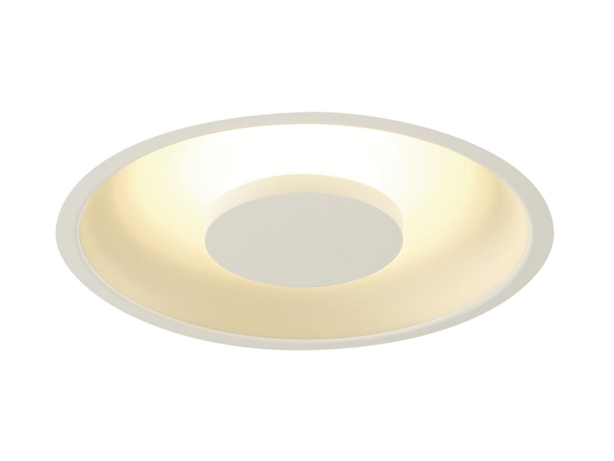 EB-LED-Deckenleuchte SLV OCCULDAS, 22W 1300lm 3000K IP20 weiss