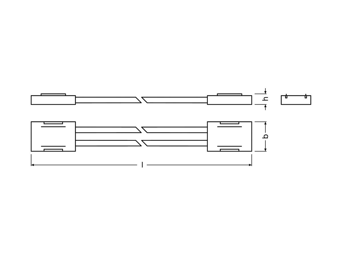 Verbinder LS AY PFM-CSW/P2/50/COB für LED STRIP PERFORMANCE COB, 5cm