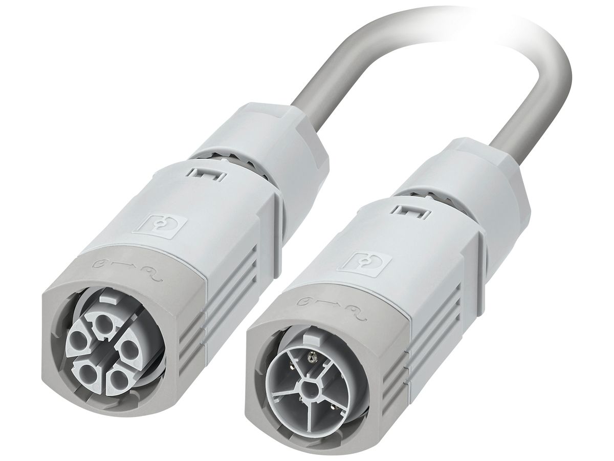 Verbindungskabel PX IPD PL 5P 2.5mm² 450V 16A 500mm lgu Stecker Buchse