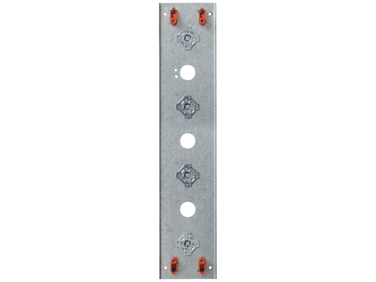 Montageplatte Siedle 4× 84×392×30mm