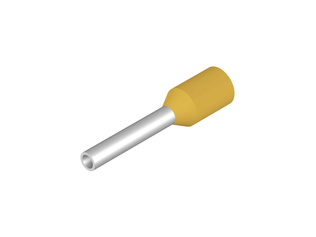 Aderendhülse Weidmüller H isoliert 0.25mm² 6mm gelb Telemecanique Beutel