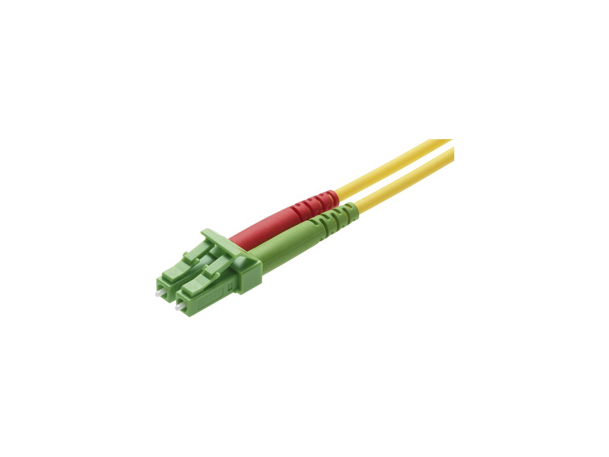 Patchkabel LWL R&M, LC-Duplex APC ↔ LC-Duplex APC, OS2, LSZH, 3m