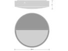 Blendbegrenzung LEDVANCE BULKHEAD ROUND Kunststoff Ø312×74 weiss