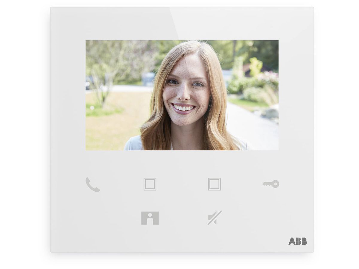 Video-Hausstation ABB-Welcome M22401-W-04 WLAN mit Touch-Display 4.3'' weiss
