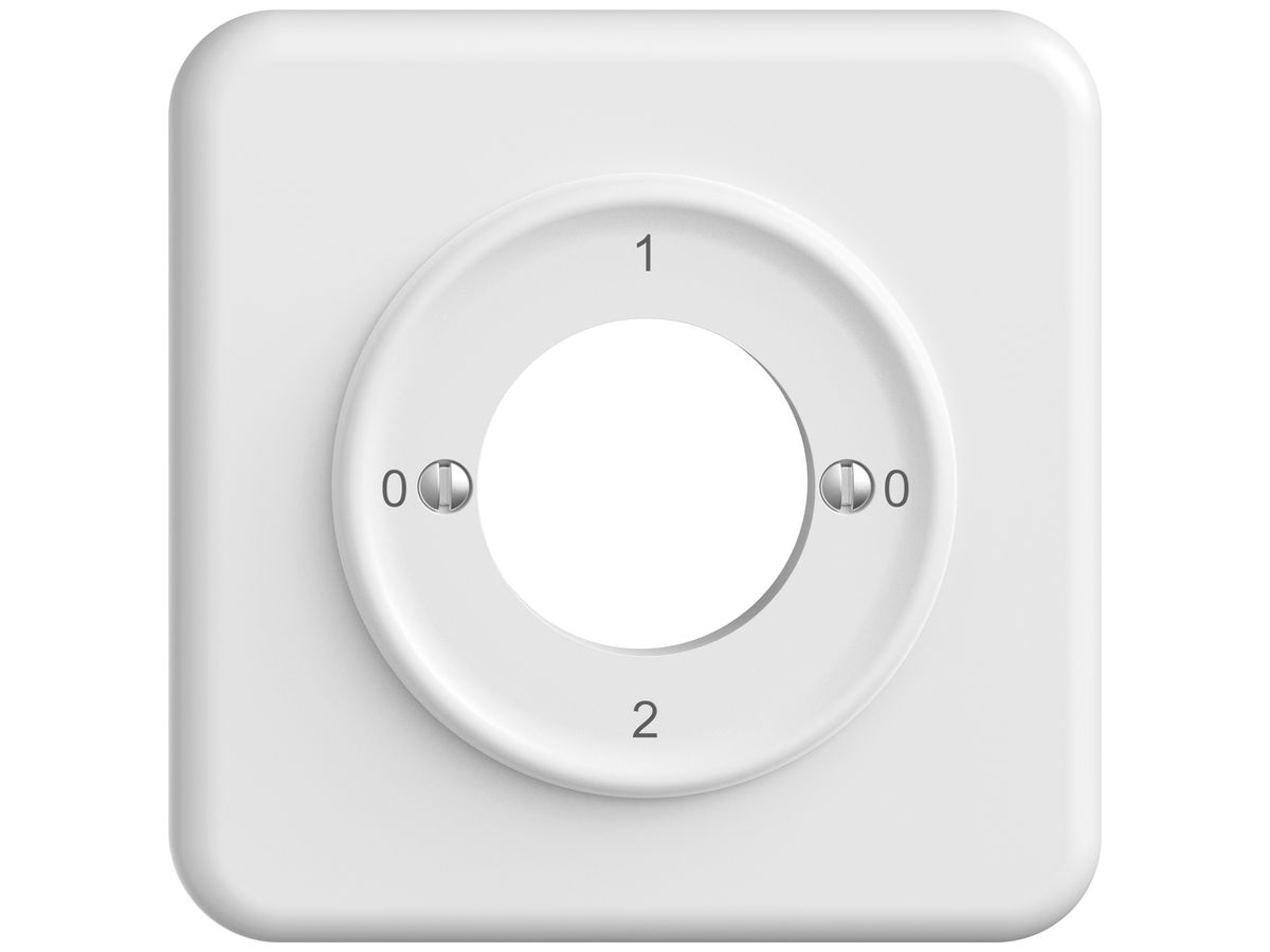 UP-Montageset STANDARDdue SNAPFIX® f.Drehschalter m.Schloss 0-1-0-2 ws