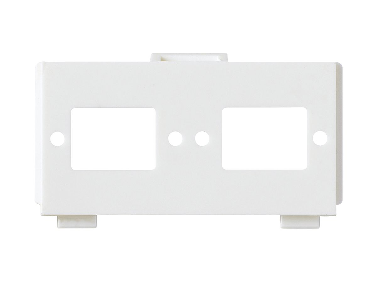 Multimedia-Modul M3 LWL leer für 2×SC2×LC weiss