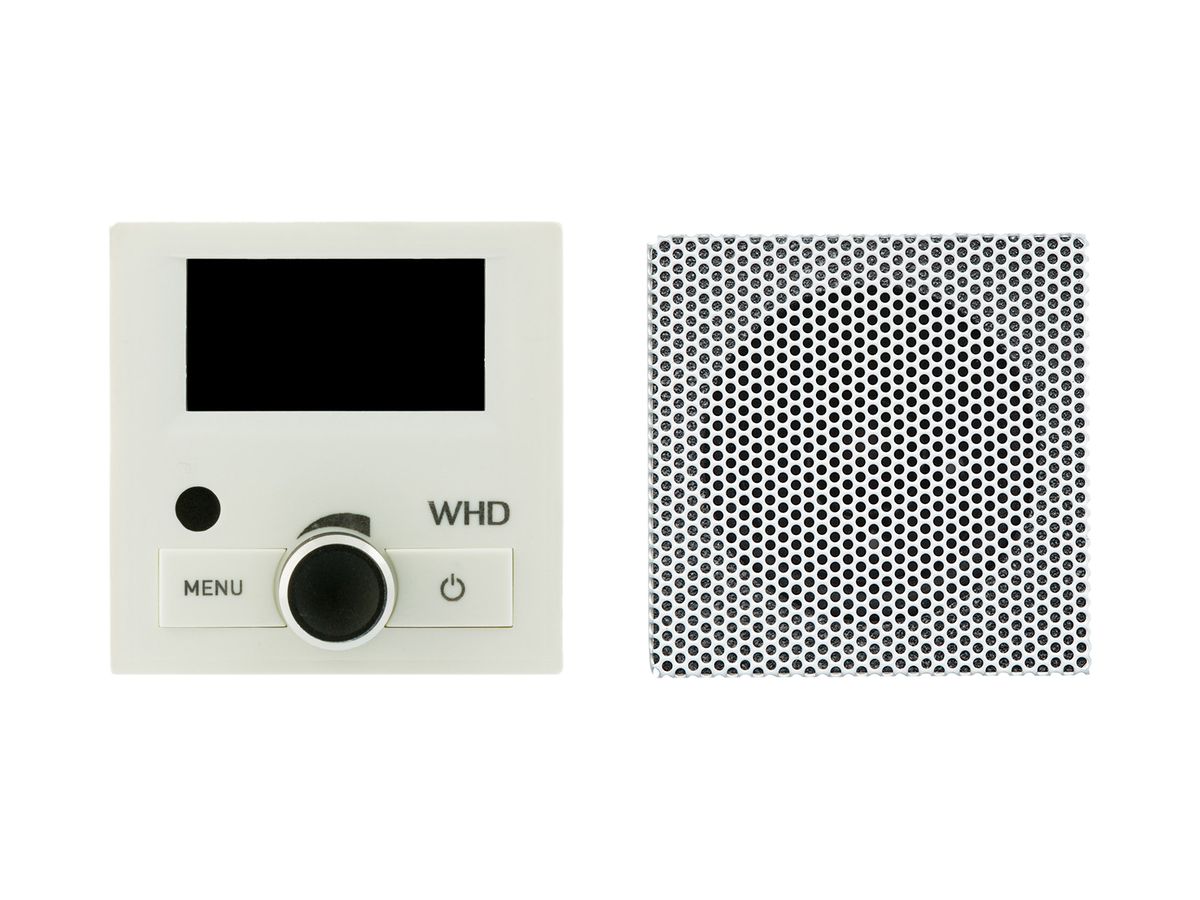 UP-Radio WHD DR 60 Edizio mit Display DAB+/UKW mit UP-Lautsprecher KEL 60-8