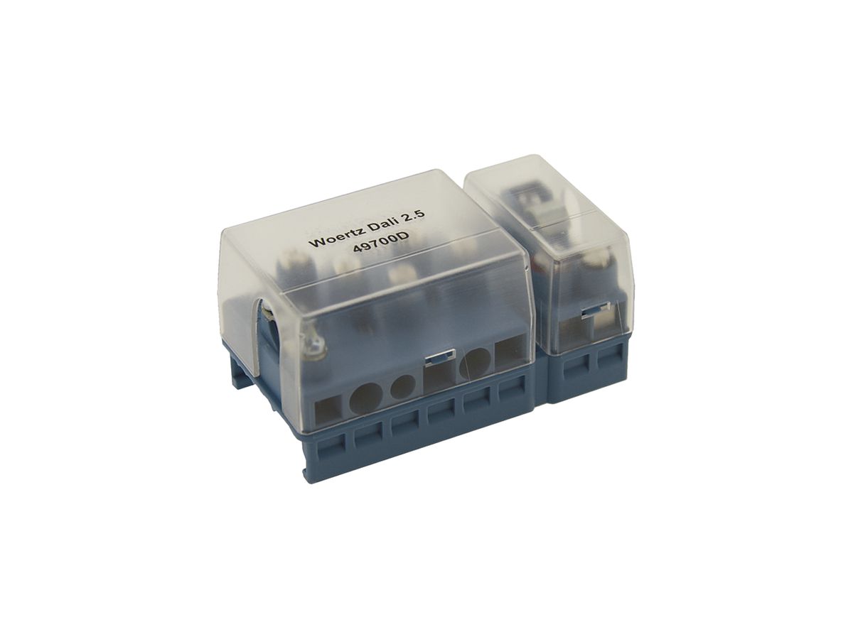 Anschlussdose Woertz für Flachkabel DALI 5×2.5+2×1.5mm² 5P und Bus