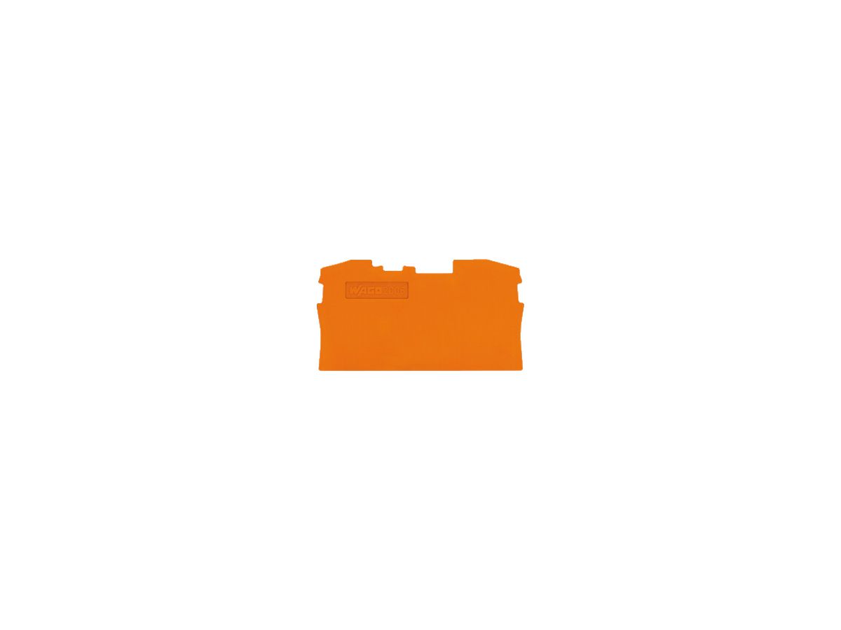 Abschlusswand WAGO TOPJOB-S orange 2P zu Serie 2006