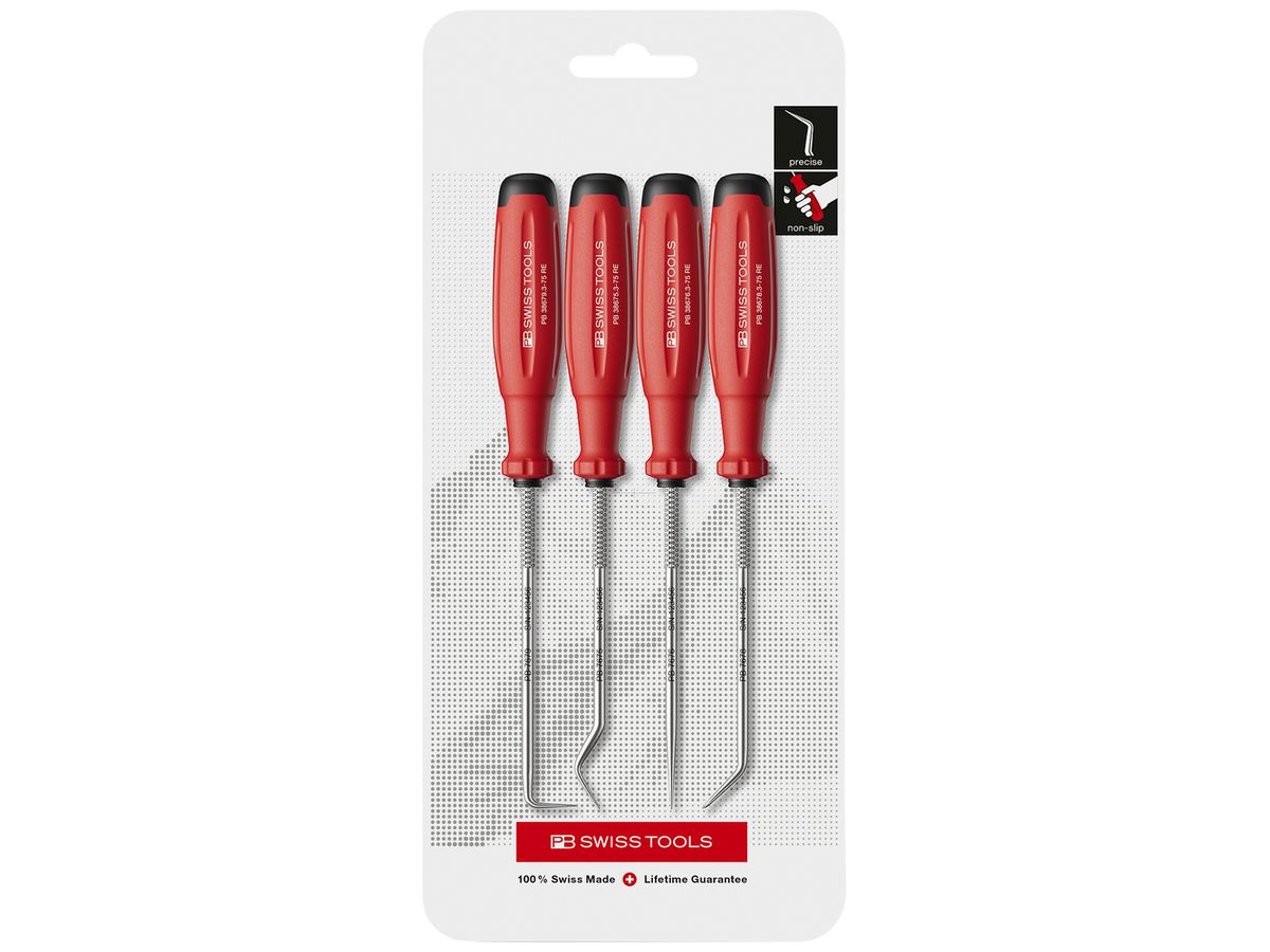 Hakenwerkzeug-Set PB SwissGrip Evo 4-tlg Blister