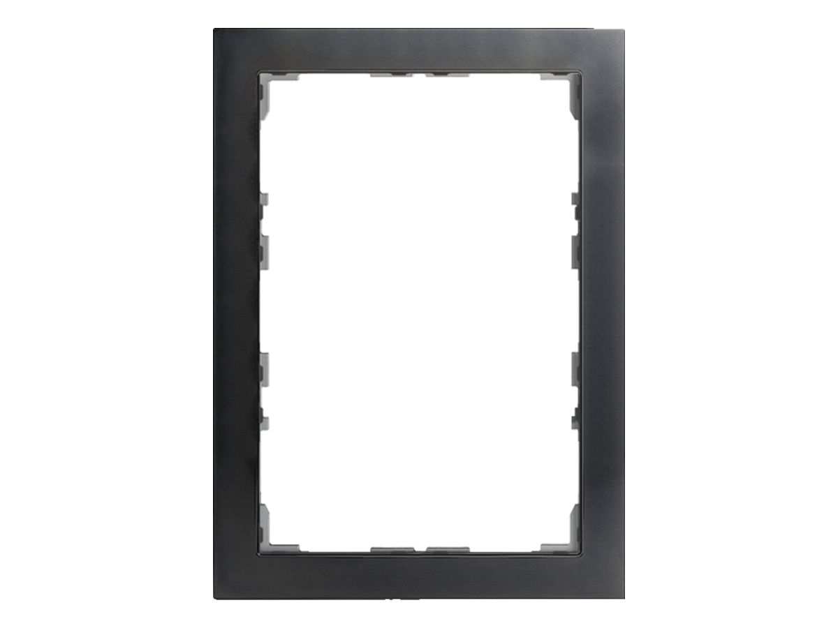 Abdeckrahmen EDIZIOdue prestige für KNX-Panel 7" schwarzgold poliert