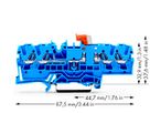 Trennmessklemme WAGO TOPJOB-S 4L 2.5mm² blau