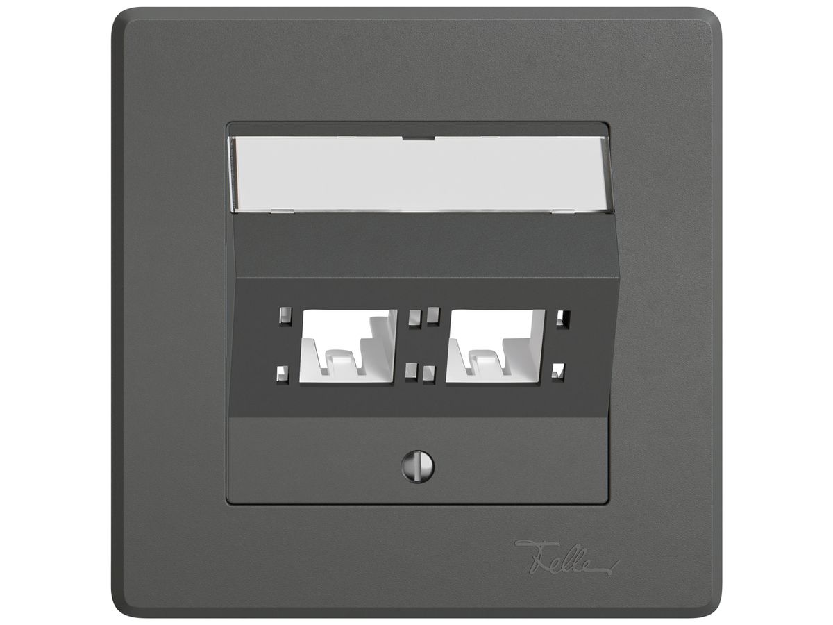 UP-Montageset EDIZIO.liv SNAPFIX® für freenet Kat.6A Adapter 2× dgu