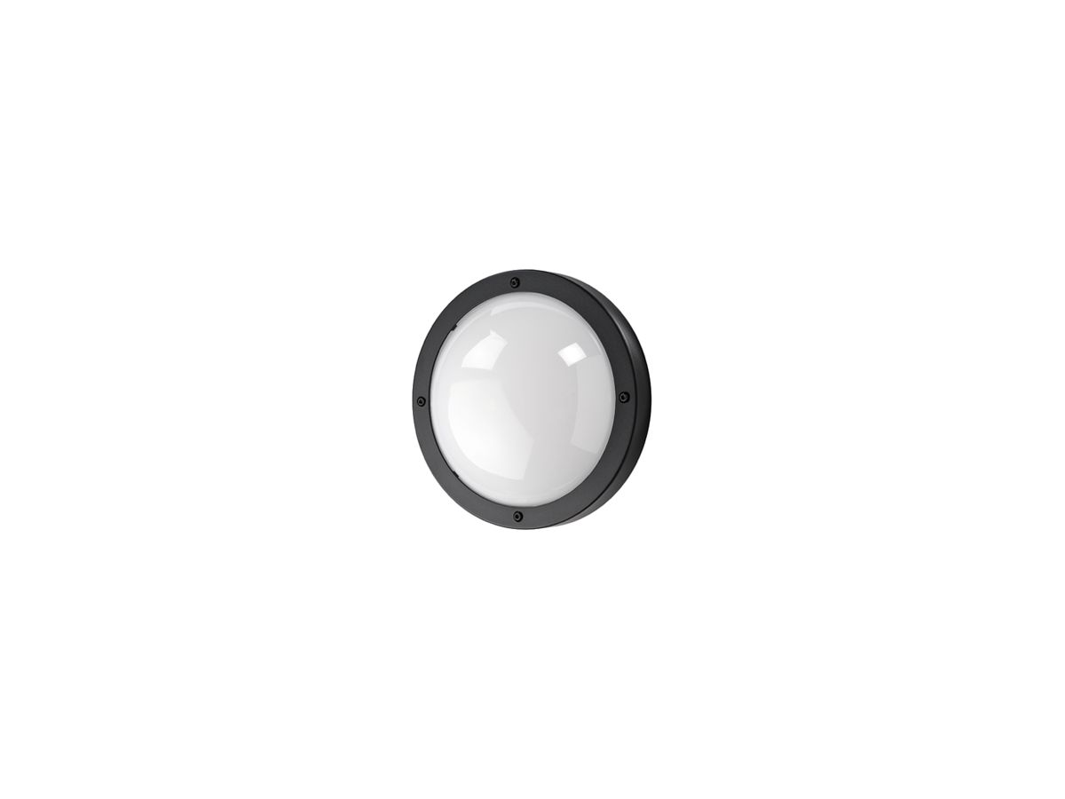 LED-Anbauleuchte SG Primo HF 10W 740lm 830 IP65 Ø270mm schwarz