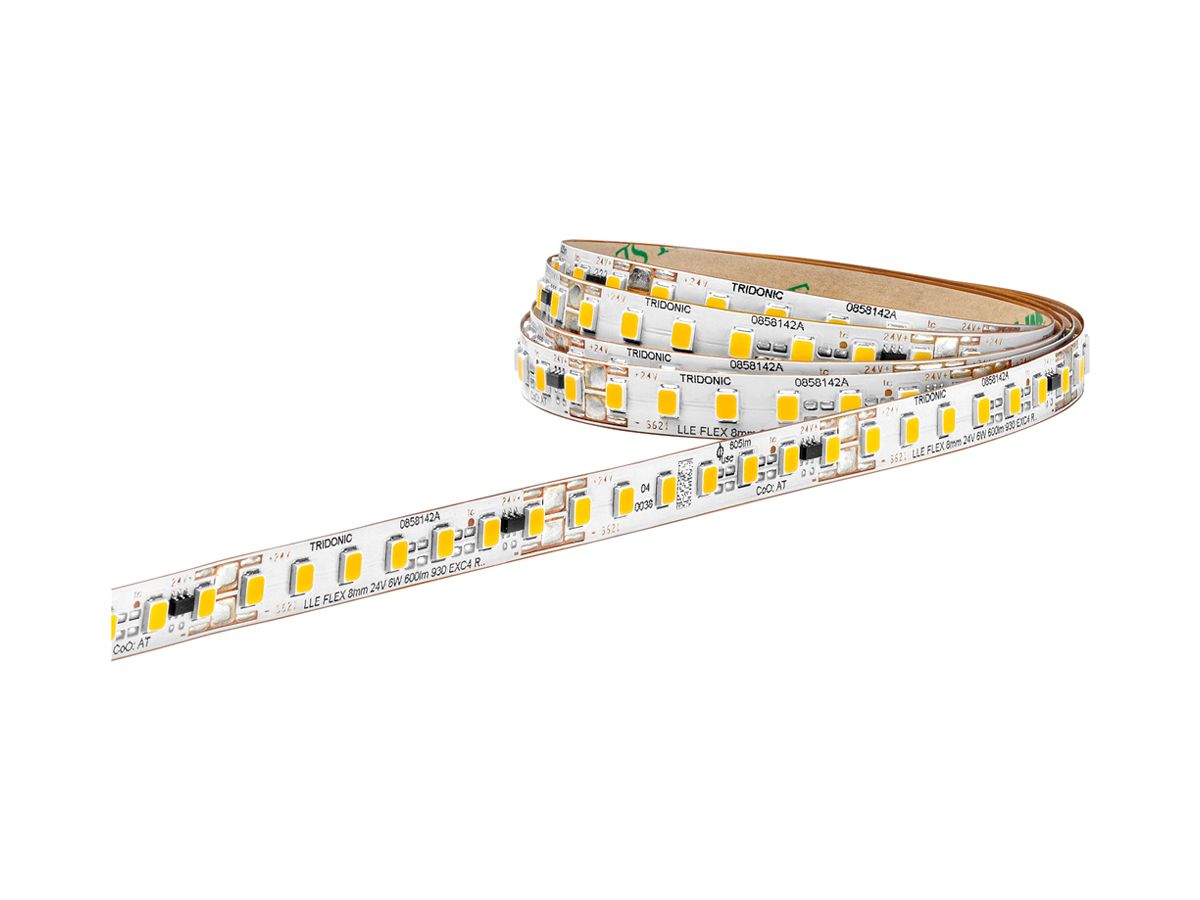 LED-Lichtband Tridonic LLE FLEX 21.6…26.4V 10W 1376lm 4000K 120° 5m
