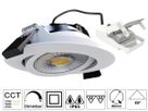 EB-LED Spot MILO 5W/8W ws 3CCT IP65 - 110lm/W,2700/3000/4000K,dimmbar 75-85mm
