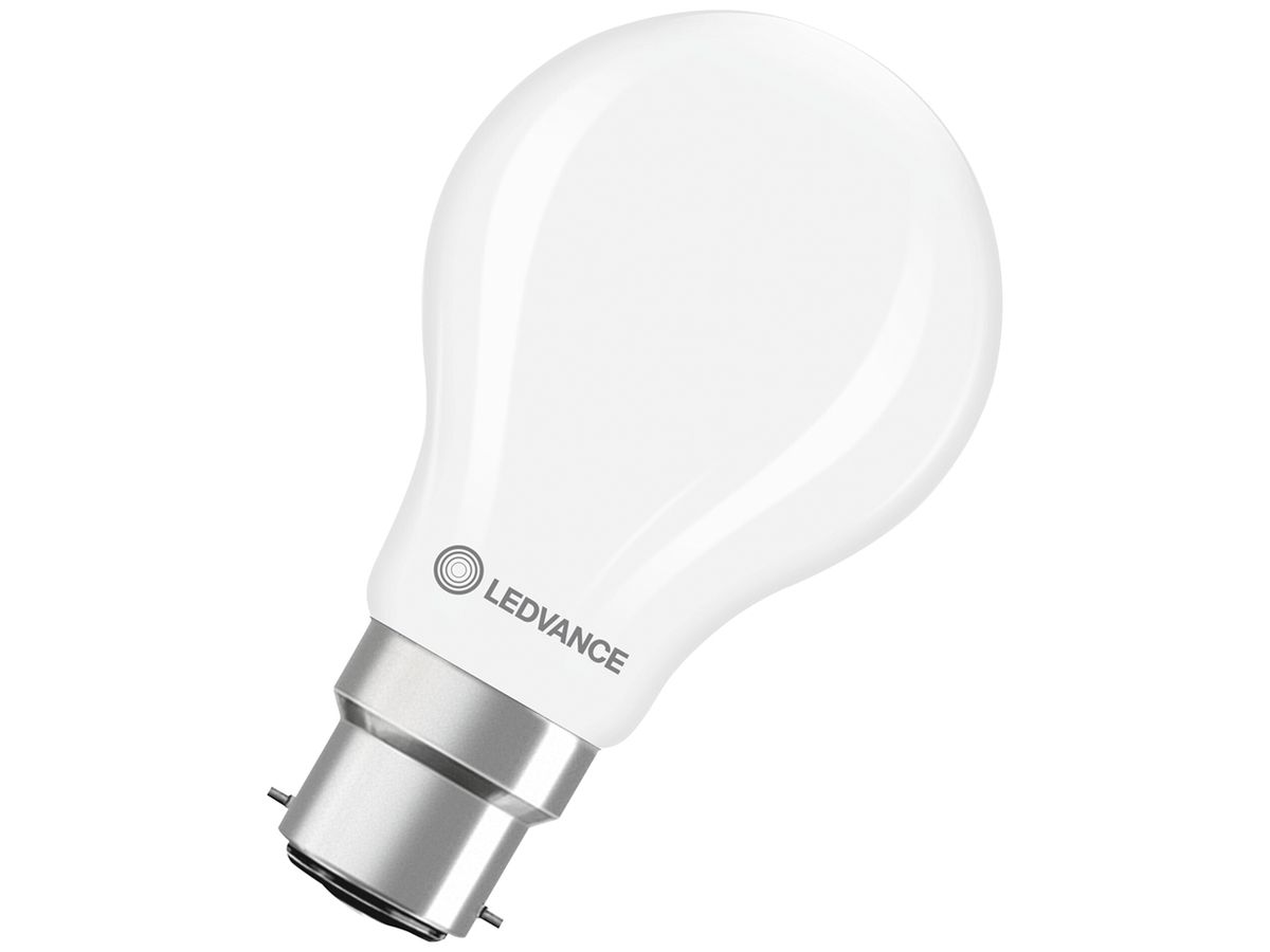 LED-Lampe LEDVANCE CLASSIC A B22d 5.9W 806lm 827 Typ A mattiert Ø60×104mm