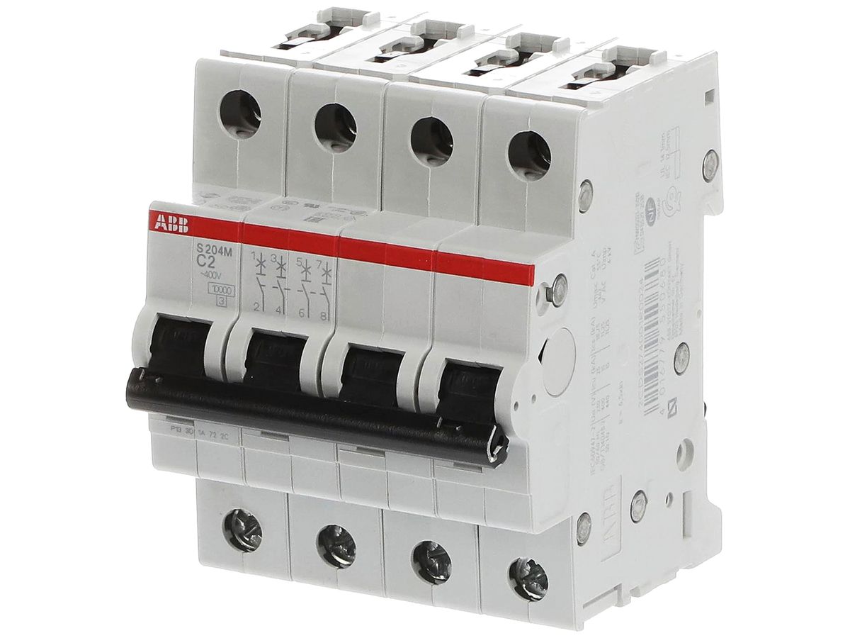 Leitungsschutzschalter ABB S204M-C2 2A C 10kA