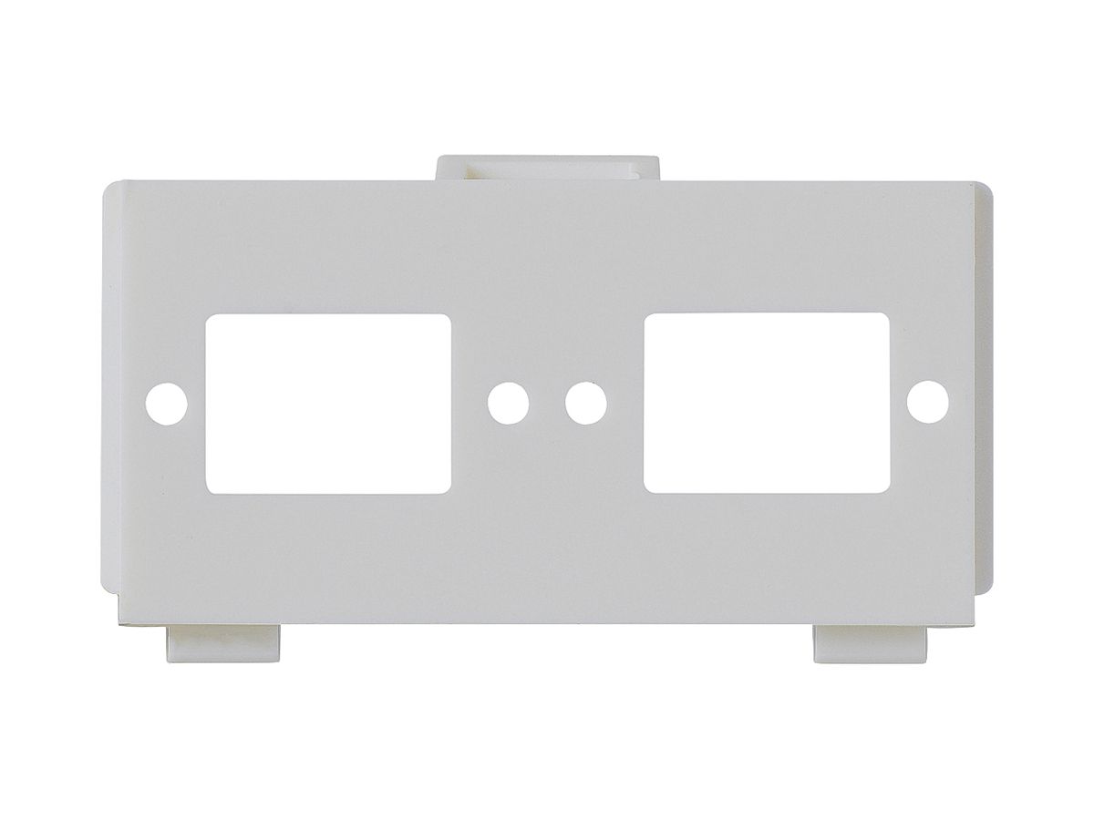 Multimedia-Modul M3 LWL leer für 2×SC2×LC hellgrau