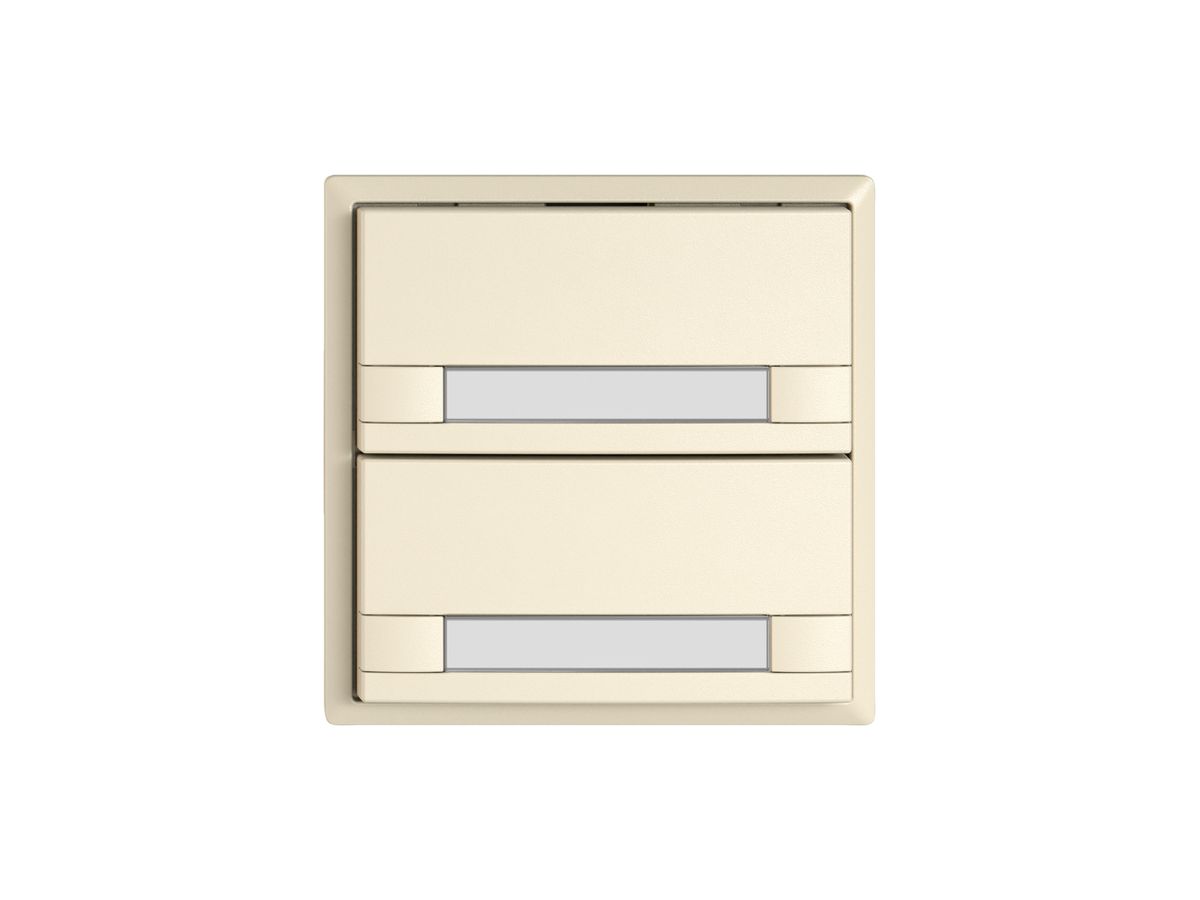 Universaltaster EDIZIO.liv UNI SNAPFIX® o.LED 2× 2-Tbed.Pap.cr