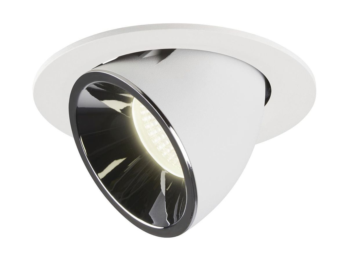 EB-LED-Downlight SLV NUMINOS GIMBLE L, 25.4W 700mA 2350lm 4000K 20° ws/chr