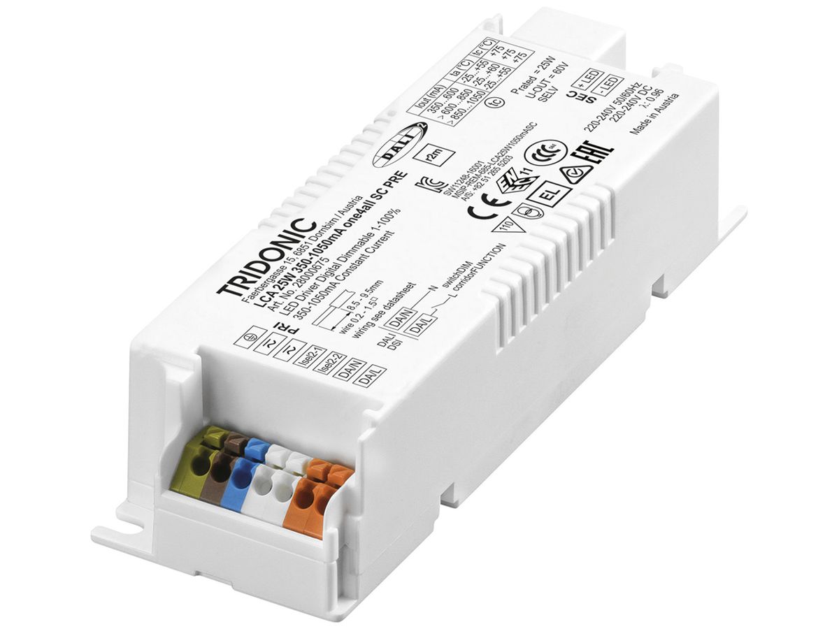 LED-Konverter Talexx LCA 25W 350…1050mA one4all SC PRE