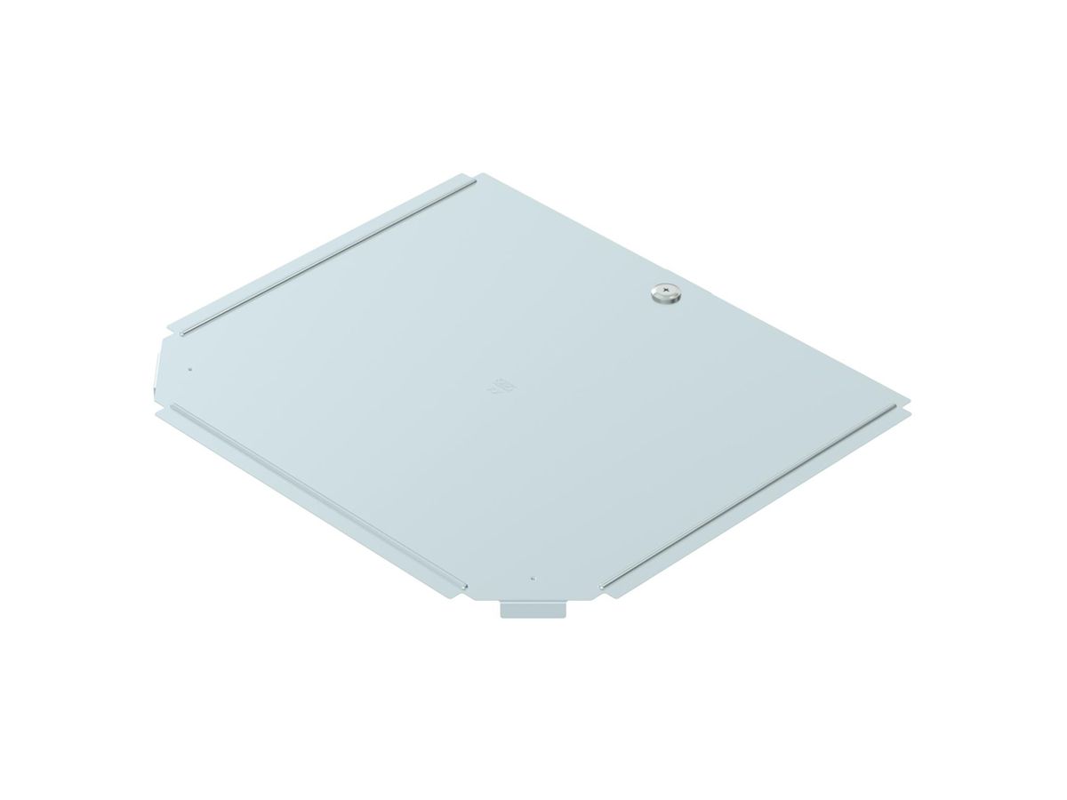 Deckel BET RTD zu T-Stück 300mm Stahl bandverzinkt Zink-Aluminium