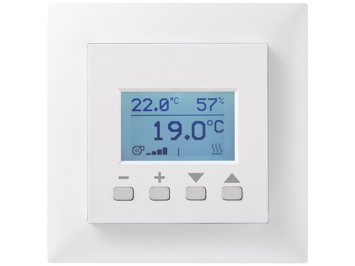 UP-Feuchte-/Temperaturregler digitalSTROM FTW06 LCD, EDIZIOdue weiss