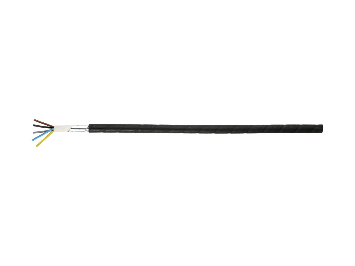 Kabel TT-CLT 4×6mm² 2LNPE schwarz
