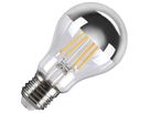 LED-Lampe SLV A60 E27 7.5W 720lm 2700K klar silbrig verspiegelt DIM