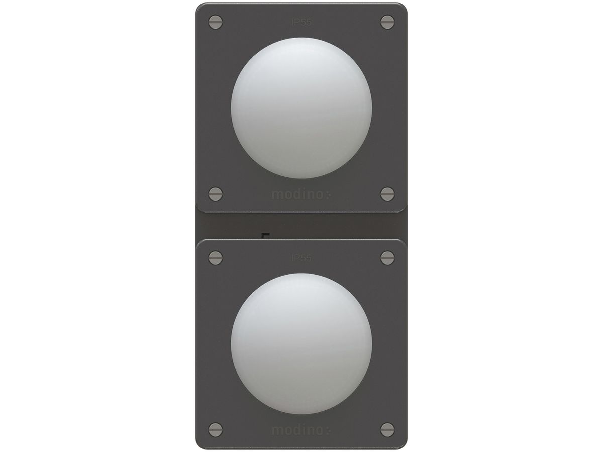 UP-Kombination modino exo 2×Schema 3 90×190mm schwarz