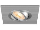 LED-Downlight SLV NEW TRIA 75 XL GU10 1×10W DIM 110×110mm Silber