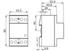 REG-Schütz Siemens SENTRON INSTA 5TT5 220…230V AC/DC 4NO 40A 400V 3TE