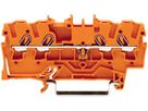 Durchgangsklemme WAGO TOPJOB-S 2.5mm² 4L orange Serie 2002