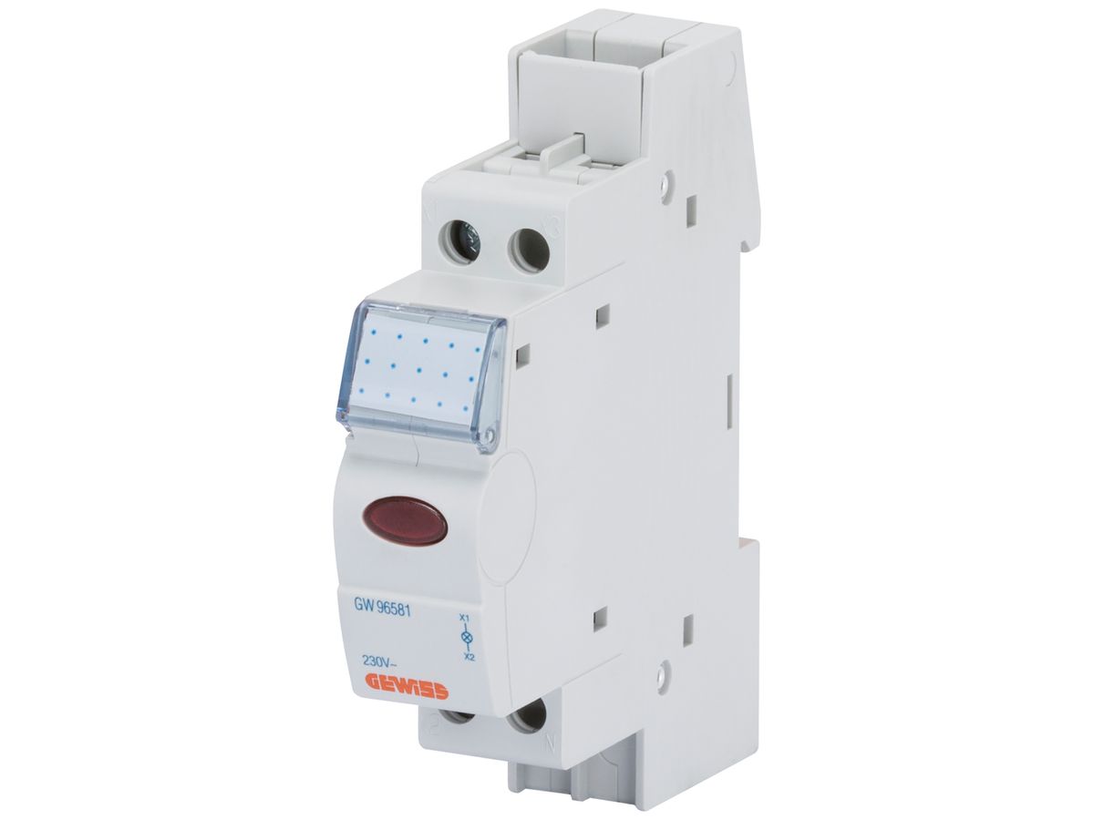 Leuchtmelder Gewiss 90 AM rt 1TE 230V AC