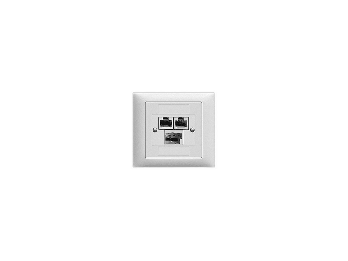 EB-Dose SOHO T+T/2×RJ45/u weiss ITplus EDIZIOdue