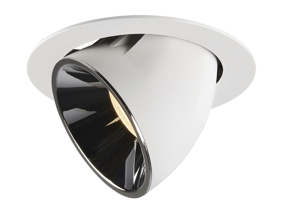 EB-LED-Downlight SLV NUMINOS GIMBLE XL, 37.4W 1050mA 3500lm 3000K 40° ws/chr