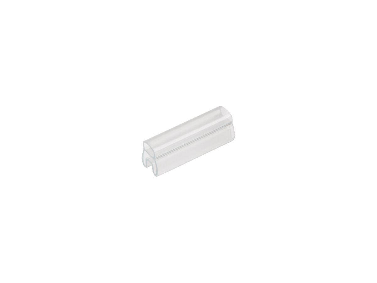 Tüllen WAGO für Kabelmarkierer 23mm Ader-Ø1.4…5mm, transparent