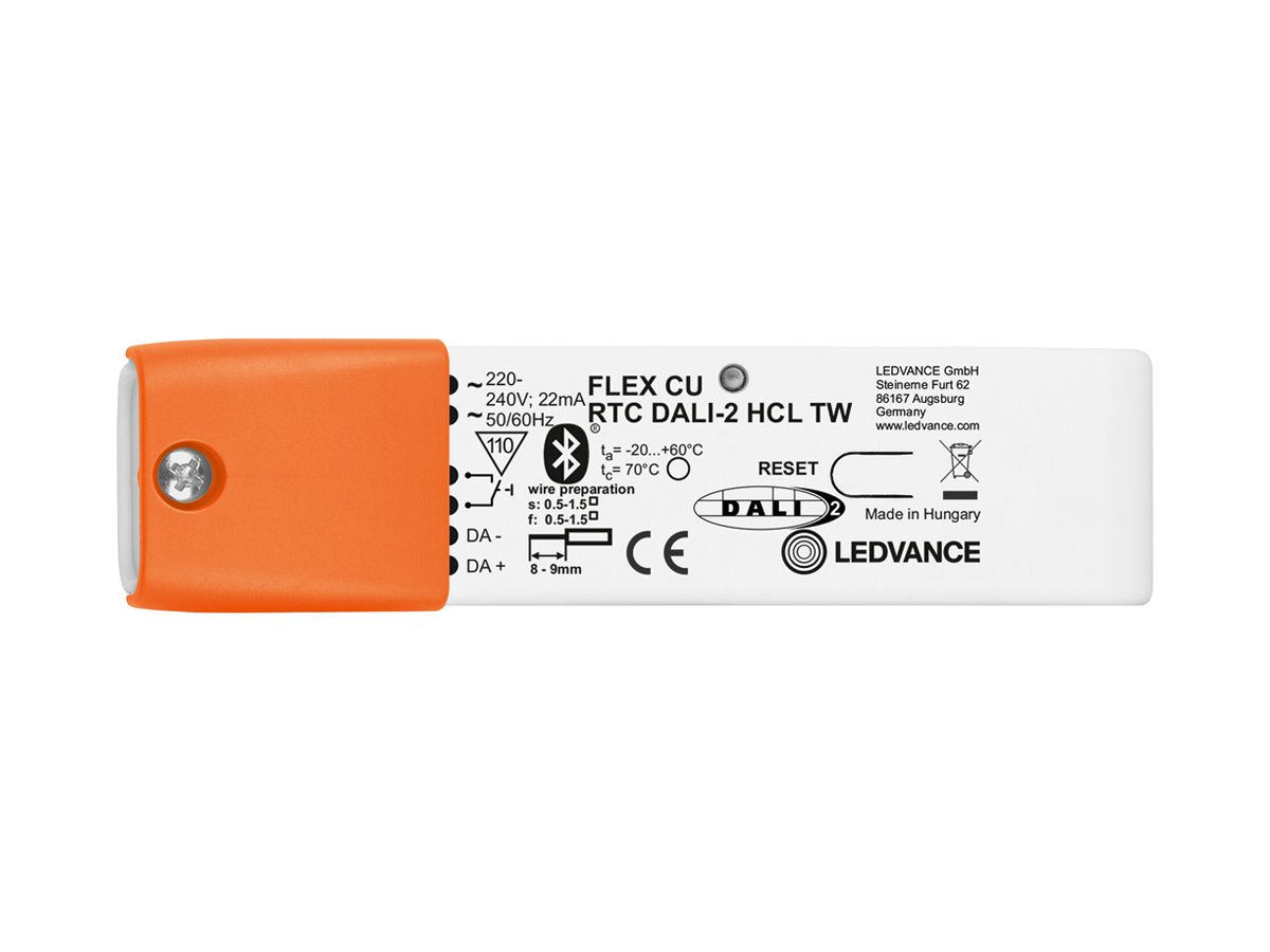 Steuergerät LEDVANCE HCL TW IP20 220…240V DALI 119×30×21mm