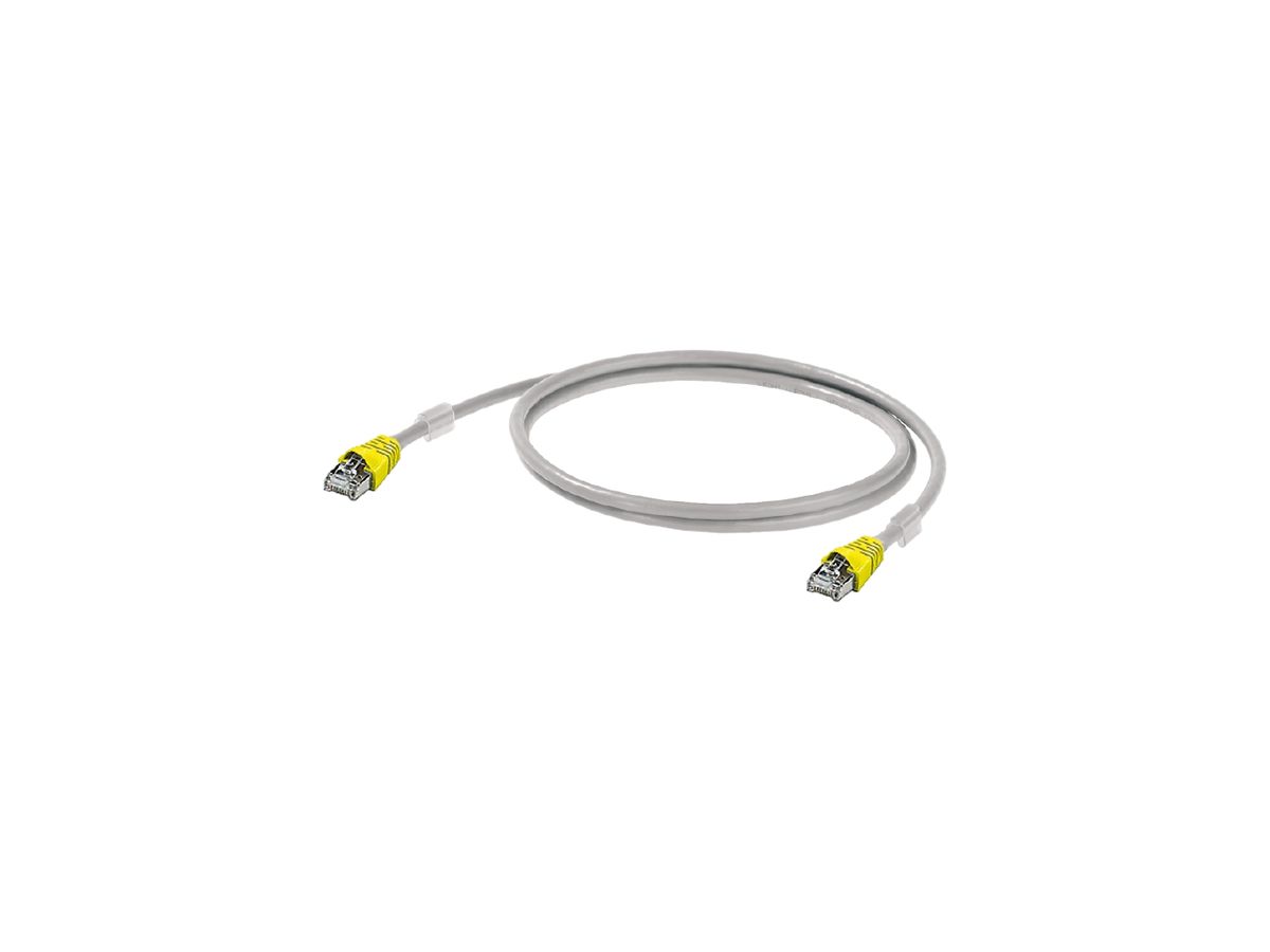 Crossover-Patchkabel Weidmüller CabinetLine Kat.6A LSZH RJ45/RJ45 5m grau