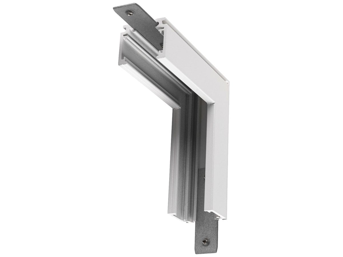 L-Verbinder SLV 48V TRACK Aluminium 84×26.2×84mm weiss
