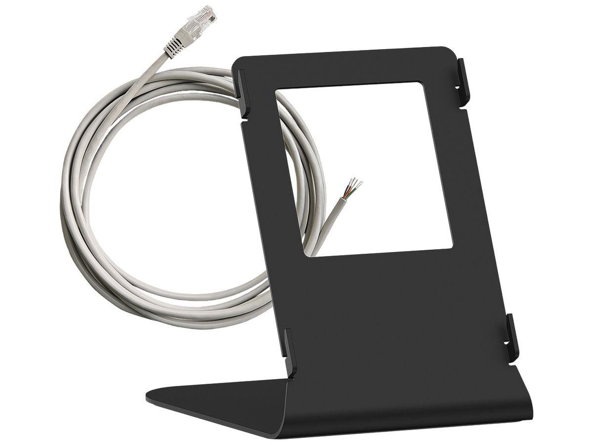 Halterung Hager intercom Tischgerät Stahl schwarz