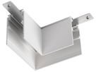 L-Verbinder SLV 48V TRACK Aluminium 71×71×47mm tief links weiss