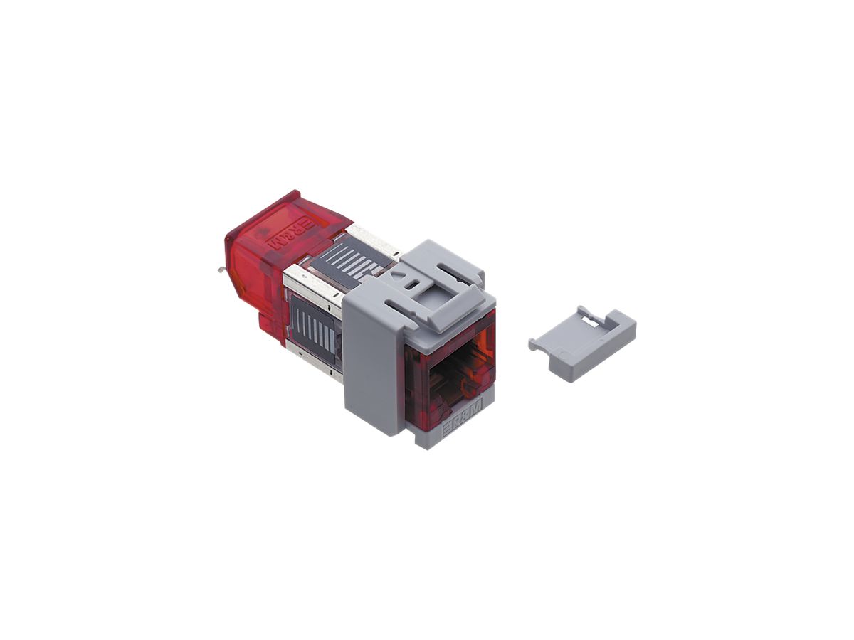 Anschlussmodul Kat.6a 1RJ45/u mit Snap In