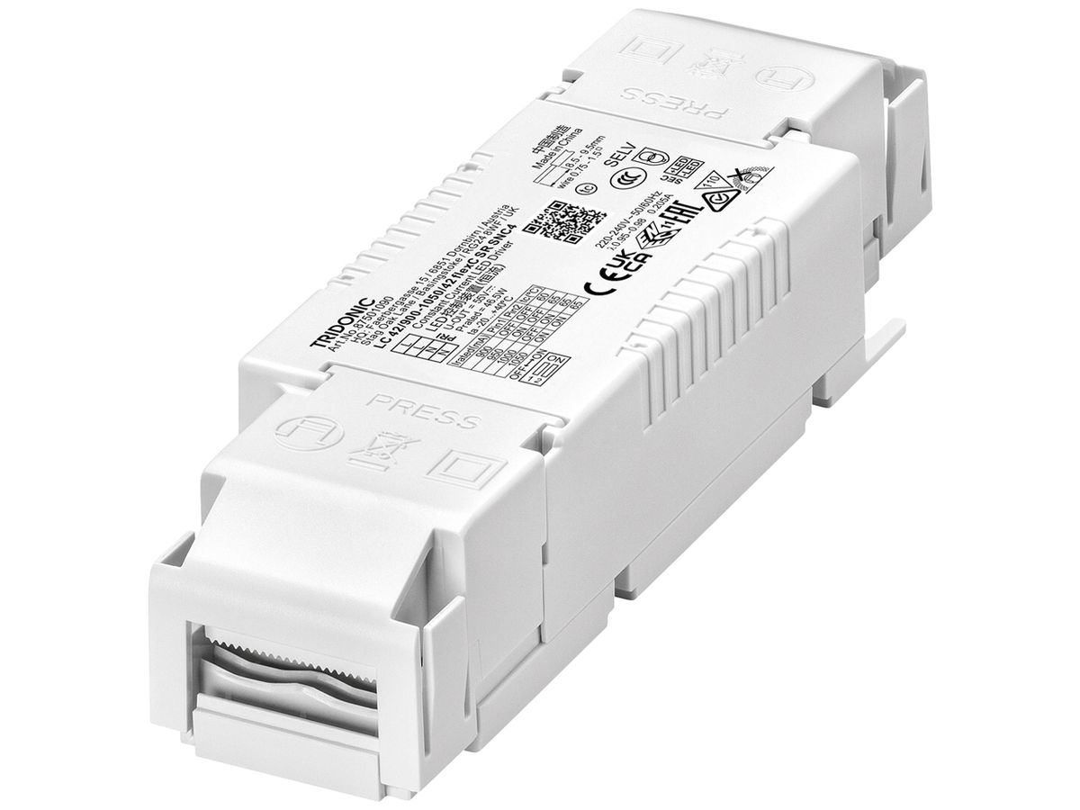 LED-Betriebsgerät Tridonic LC 37.8…42W 24…42V 900…1050mA ON/OFF