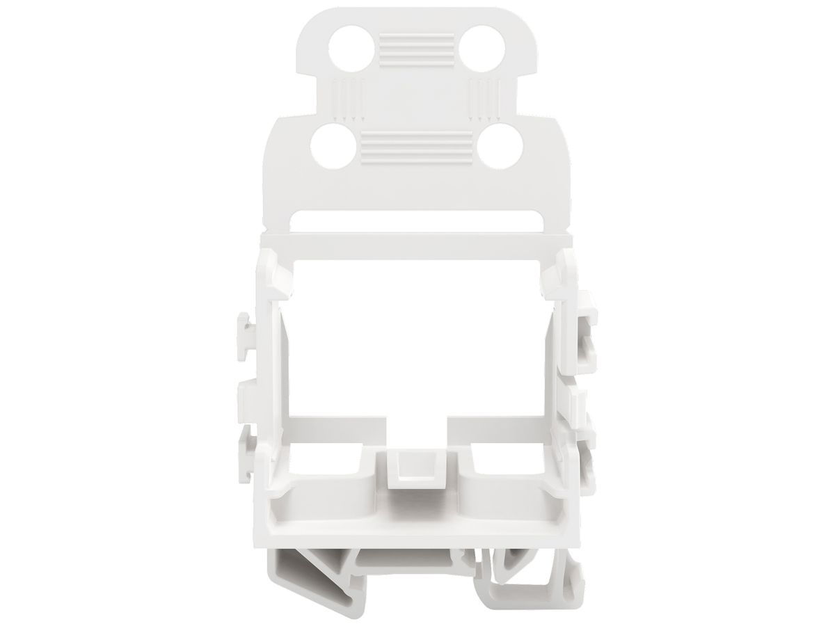 Befestigungsadapter WAGO m.Zugentlastung für 10×4mm² TH15 ws